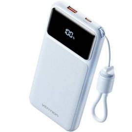 POWERBANK 10000MAH VENTION XGYL0-39-TY/ 22.5W/ AZUL/ INCLUYE CABLE USB TIPO-C
