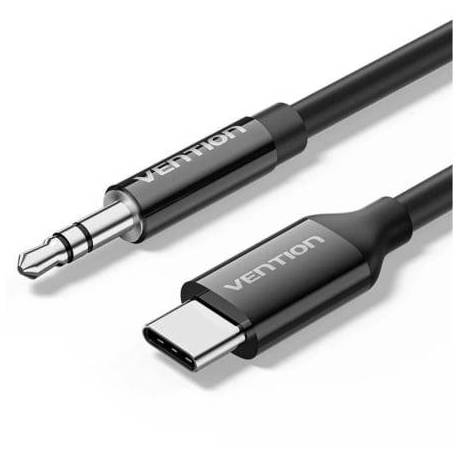 CABLE CONVERSOR AUDIO VENTION BIFBF/ USB TIPO-C MACHO - JACK 3.5 MACHO/ 1M/ GRIS