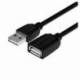 CABLE ALARGADOR USB 2.0 VENTION VAS-A44-B200/ USB MACHO - USB HEMBRA/ 480MBPS/ 2M/ NEGRO