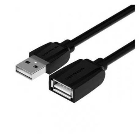 CABLE ALARGADOR USB 2.0 VENTION VAS-A44-B200/ USB MACHO - USB HEMBRA/ 480MBPS/ 2M/ NEGRO