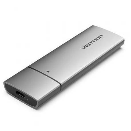CAJA EXTERNA PARA DISCO SSD M.2 NVME VENTION USB TIPO-C KPGH0/ USB 3.1/ SIN TORNILLOS