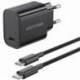 CARGADOR DE PARED GAN VENTION G18B0-EU/ 1XUSB TIPO-C + CABLE USB TIPO-C/ 30W