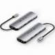 DOCKING USB TIPO-C VENTION TQLHB/ 1XHDMI 4K/ 3XUSB/ 1XUSB TIPO-C PD/ 1XRJ45/ 1XJACK 3.5MM/ 1XLECTOR DE TARJETAS/ GRIS