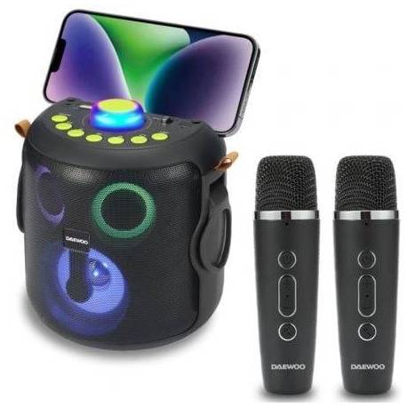 ALTAVOZ CON BLUETOOTH DAEWOO KARAOKE DW3008/ 15W/ 1.0