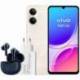 SMARTPHONE VIVO Y21 4GB/ 256GB/ 6.74'/ 5G/ ORO/ INCLUYE CARGADOR + AURICULARES