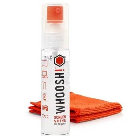 KIT LIMPIADOR DE PANTALLAS WHOOSH KIT GO WSH002/ SPRAY 30ML + PAÑO MICROFIBRA