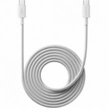 CABLE USB 2.0 TIPO-C 6A XIAOMI BRAIDED/ USB TIPO-C MACHO - USB TIPO-C MACHO/ HASTA 120W/ 480MBPS/ 2M/ BLANCO