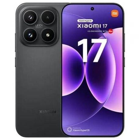 SMARTPHONE XIAOMI 17 12GB/ 512GB/ 6.3'/ 5G/ NEGRO