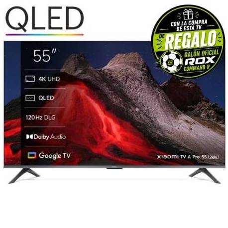 TELEVISOR XIAOMI QLED TV A PRO 55 2026 55'/ ULTRA HD 4K/ SMART TV/ WIFI