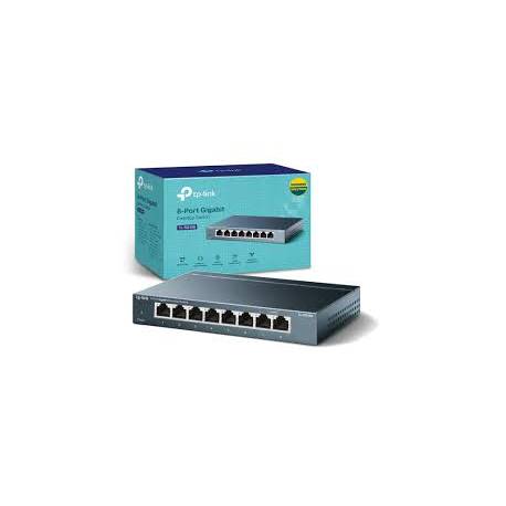 SWITCH TP-LINK TL-SG108 V3.0 8 PUERTOS/ RJ-45 10/100/1000