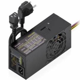 FUENTE DE ALIMENTACIÓN TFX AISENS ASPC-500TFX-PSEBK/ 500W/ VENTILADOR 8CM