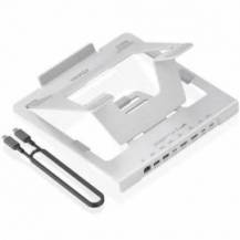 SOPORTE DE SOBREMESA - DOCKING USB TIPO-C AISENS ASUC-7P046-GR/ 2XUSB/ 1XUSB TIPO-C/ 2XHDMI/ 1XRJ45/ 1XUSB TIPO-C PD/ GRIS