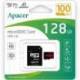 TARJETA DE MEMORIA APACER 128GB XC UHS 1 CON ADAPTADOR/ CLASE 10/ 100MBS