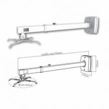 SOPORTE DE PARED PARA PROYECTOR APPROX APPSV03P/ EXTENSIBLE/ HASTA 10KG