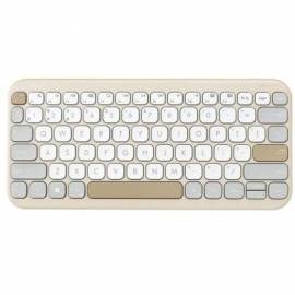 TECLADO INALÁMBRICO ASUS MARSHMALLOW KW100/ BEIGE