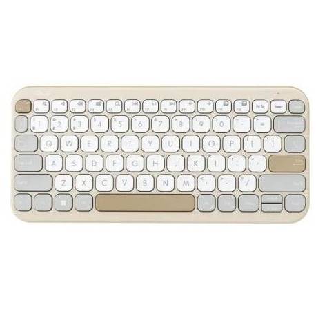 TECLADO INALÁMBRICO ASUS MARSHMALLOW KW100/ BEIGE