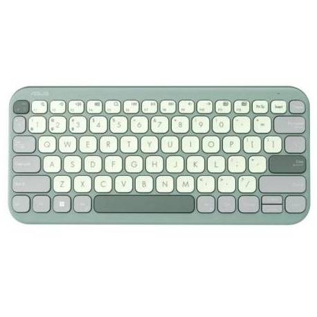TECLADO INALÁMBRICO ASUS MARSHMALLOW KW100/ VERDE