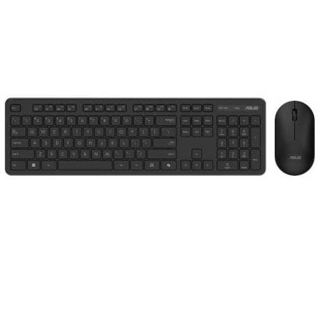 TECLADO Y RATÓN INALÁMBRICOS ASUS CW100/ NEGRO