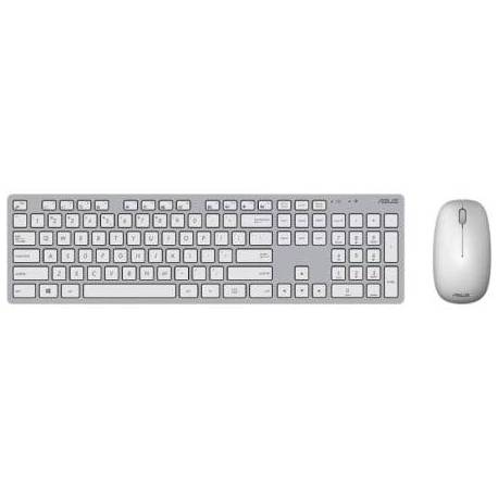 TECLADO Y RATÓN INALÁMBRICOS ASUS W5000 WIRELESS/ BLANCO