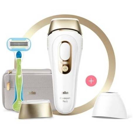 DEPILADORA DE LUZ PULSADA BRAUN SILK-EXPERT PRO 5 PL5154 IPL