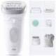 DEPILADORA BRAUN SILK EPIL SKINSPA7 7-081/ CON BATERÍA/ 6 ACCESORIOS