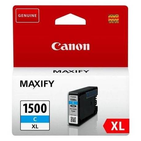 CARTUCHO DE TINTA ORIGINAL CANON PGI-1500XL ALTA CAPACIDAD/ CIAN