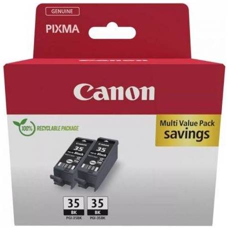 CARTUCHO DE TINTA ORIGINAL CANON PGI-35BK MULTIPACK/ 2X NEGRO
