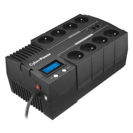 SAI LÍNEA INTERACTIVA CYBERPOWER BR700ELCD/ 700VA-420W/ 8 SALIDAS/ FORMATO BLOQUE
