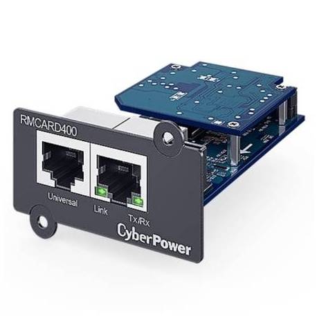 TARJETA GESTIÓN REMOTA CYBERPOWER RMCARD400/ RJ45/ COMPATIBLE CON ENVIROSENSOR