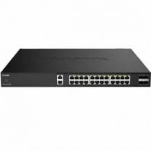 SWITCH GESTIONABLE D-LINK DXS-1250-28YP/E 24 PUERTOS/ RJ-45 10GBPS/ SFP/ POE
