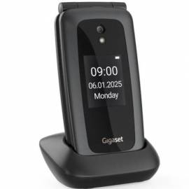 TELÉFONO MÓVIL GIGASET GL795 PARA PERSONAS MAYORES/ 4G/ NEGRO