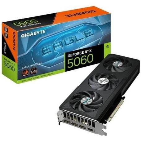 TARJETA GRÁFICA GIGABYTE GEFORCE RTX 5060 EAGLE MAX OC/ 8GB GDDR7