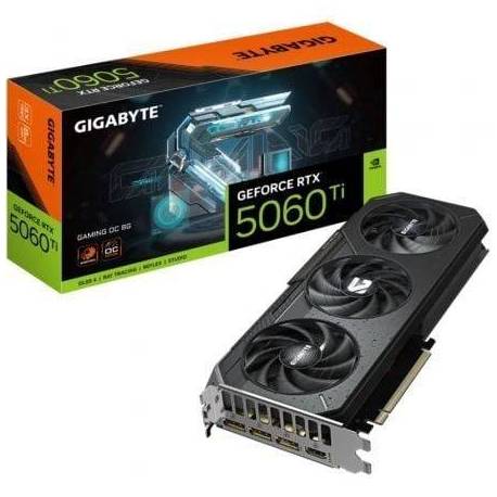 TARJETA GRÁFICA GIGABYTE GEFORCE RTX 5060 TI GAMING OC/ 8GB GDDR7