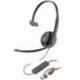 AURICULAR POLY BLACKWIRE 3210 + ADAPTADOR USB-C/A/ CON MICRÓFONO/ USB TIPO-C/ NEGRO