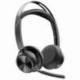 AURICULARES INALÁMBRICOS POLYVOYAGER FOCUS 2 USB-C-C + ADAPTADOR USB-C/A/ CON MICRÓFONO/ BLUETOOTH/ NEGROS
