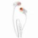 AURICULARES INTRAUDITIVOS JBL TUNE 110/ CON MICRÓFONO/ JACK 3.5/ BLANCOS