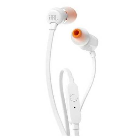 AURICULARES INTRAUDITIVOS JBL TUNE 110/ CON MICRÓFONO/ JACK 3.5/ BLANCOS