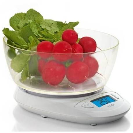 BÁSCULA DE COCINA ELECTRÓNICA LAICA KS1019W/ HASTA 5KG
