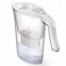 PACK JARRA FILTRANTE LAICA CARMEN TOSCA/ 2.3L/ BLANCA/ JARRA + 1 FILTRO BI-FLUX