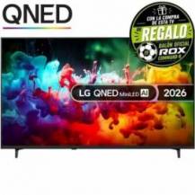 TELEVISOR LG QNED EVO AI QNED72 MINI LED 65QNED72B6B 65'/ ULTRA HD 4K/ SMART TV/ WIFI