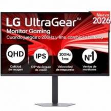 MONITOR GAMING LG ULTRAGEAR 32G620B-B 31.5'/ QHD/ 1MS/ 200HZ/ IPS/ REGULABLE EN ALTURA/ NEGRO