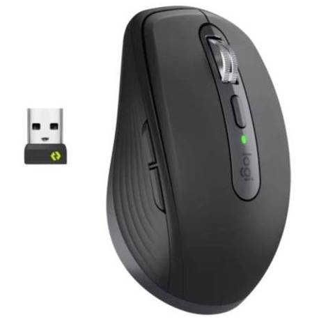 RATÓN INALÁMBRICO LOGITECH MX ANYWHERE 3S FOR BUSINESS/ BATERÍA RECARGABLE/ HASTA 8000 DPI/ GRAFITO