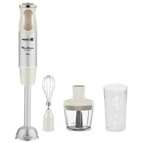 BATIDORA DE MANO MOULINEX QUICKCHEF/ 1000W/ 10 VELOCIDADES/ CAPACIDAD 800ML/ INCLUYE VARILLAS, PICADORA Y VASO MEDIDOR