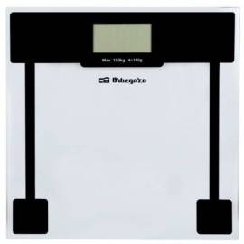 BÁSCULA DE BAÑO ORBEGOZO PB 2210/ HASTA 150KG/ CRISTAL