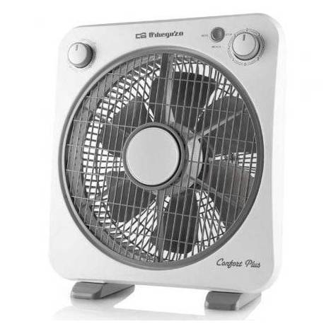 VENTILADOR DE SUELO ORBEGOZO BOX FAN BF 0138/ 40W/ 6 ASPAS 30CM/ 3 VELOCIDADES