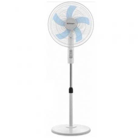 VENTILADOR DE PIE ORBEGOZO SF 1040/ 45W/ 5 ASPAS 40CM/ 3 VELOCIDADES