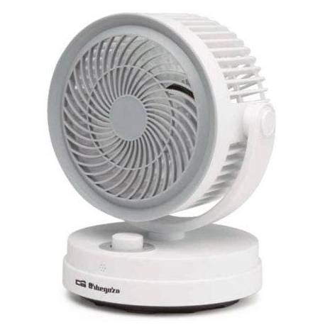 VENTILADOR DE SOBREMESA ORBEGOZO TF 1015/ 40W/ ASPAS 15CM/ 3 VELOCIDADES