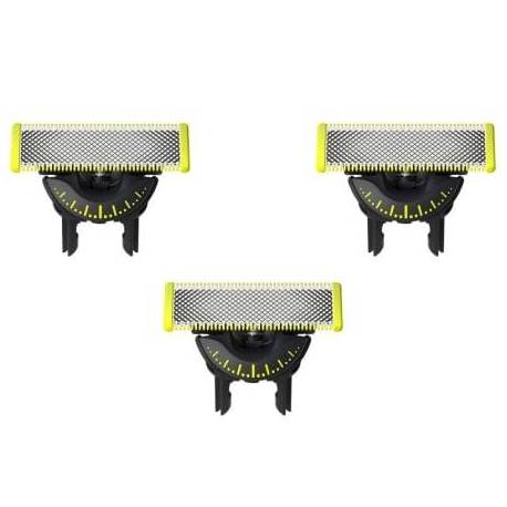 CABEZAL DE REEMPLAZO PARA AFEITADORA ELÉCTRICA PHILIPS ONEBLADE/ PACK 3