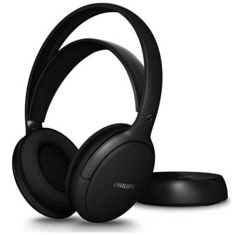 AURICULARES INALÁMBRICOS PHILIPS SHC5200M2/ JACK 3.5/ NEGROS