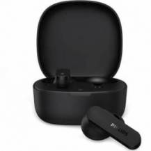 AURICULARES BLUETOOTH PHILIPS TAT2100BK CON ESTUCHE DE CARGA/ AUTONOMÍA 8H/ NEGROS